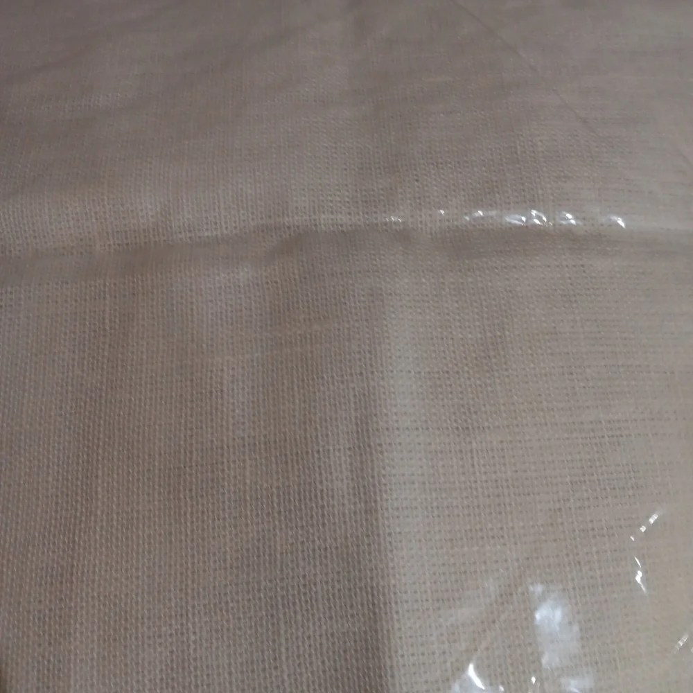 Williams Sonoma Cream and Brown Zippered Sham